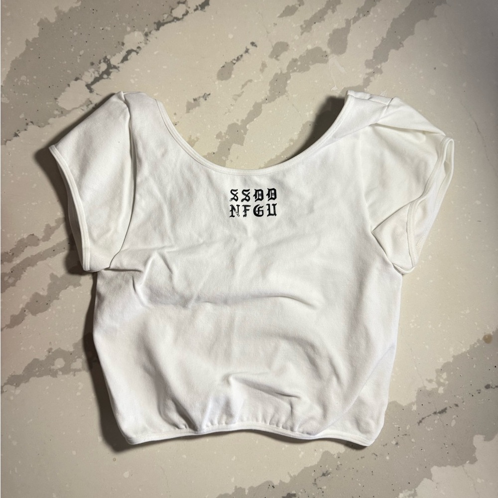 Darc Sport Seamless Crop Shirt Open Back